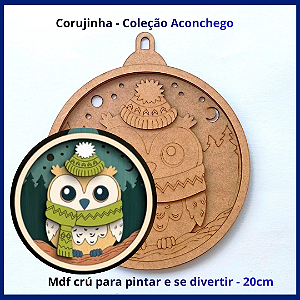 Corujinha - mdf crú para pintar