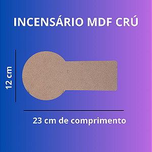 Incensário mdf crú
