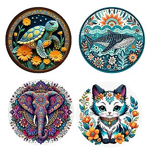 Imagens de Animais Divertidos para imprimir e colar - E-BOOK DIGITAL