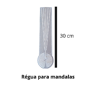 Régua para mandalas