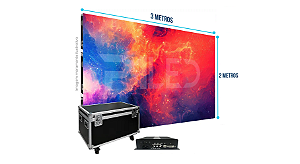 Painel de LED P3 Outdoor Completo 3x2