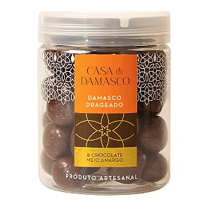 Damasco Drageado & Chocolate Meio Amargo