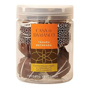 Tâmaras recheadas com Castanha do Pará & Chocolate Meio Amargo