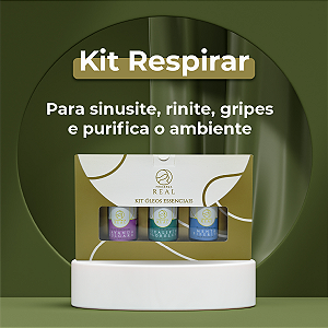 Kit Óleos Essenciais Respirar MIX - 10ml cada