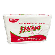 Interfolhas Dubbon 100% Celulose - Pacote com 1.000 folhas