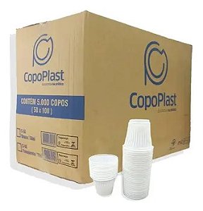 Copo Plástico de 50ml - Caixa com 5.000 unidades