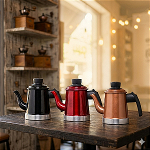 Bule Pequeno Individual em Alumínio - 650ML