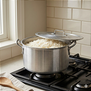 Panelas em Alumínio Polido Resistente - Escolha o Tamanho