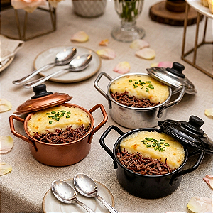 Mini Caçarola C/ Tampa No 10 - Cores e Quantidades