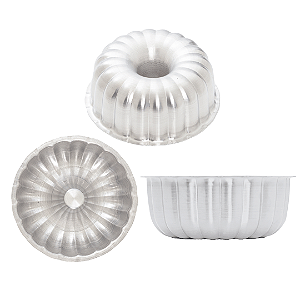 Forma de Bolo de Alumínio Gomada No 18