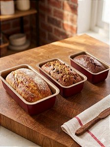 Forma de Pão Caseiro e Bolo Inglês Antiaderente – Escolha o Tamanho e Quantidade