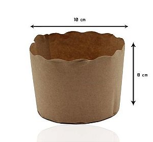 Forma Panetone Chocotone 250g - 50 unidades
