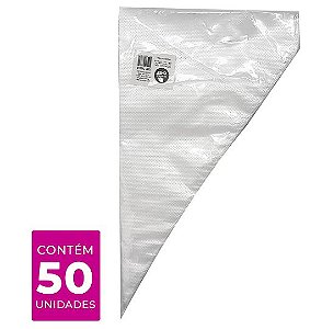 Saco/Manga de Confeitar Descartável Media 36cm - 50 Unidades