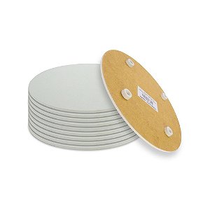 Kit 10 Tabuleiros para Bolo MDF 4mm - 20cm com Pé