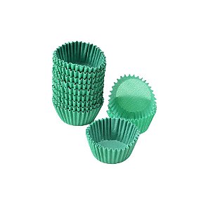 Forma de papel N°4 - 2,5cm x 2cm Verde Esc. - 100 unidades