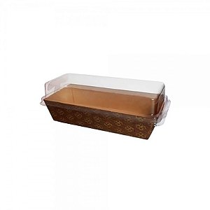 Forma e Tampa Caseirinho Bolo inglês 330g - 25 unidades