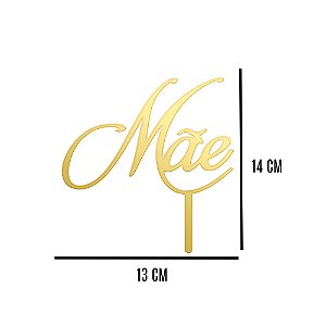 TOPO DE BOLO MÃE
