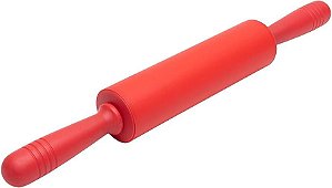 Rolo Abridor de Massa Pizza 45 cm Em Silicone Antiaderente