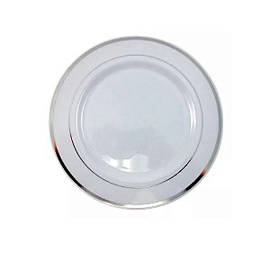 Mini Pratos 15cm Descartáveis de Luxo 16 unidades