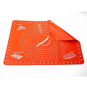 Tapete Forneável P/ Massa Pasta Chocolates 40cm Em Silicone