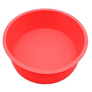 Forma Para Bolo/Torta 20cm Redonda Em Silicone Antiaderente
