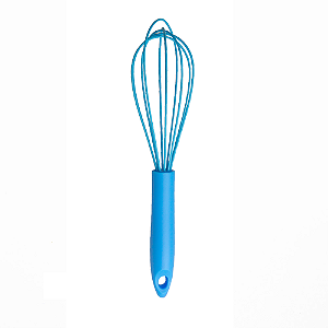 Batedor Fouet Profissional 26cm em Silicone Para Massas Ovos Bolo Cozinha