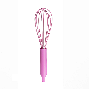 Batedor Fouet Profissional 26cm em Silicone Para Massas Ovos Bolo Cozinha