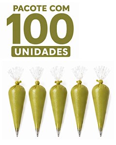 Saco/Manga de Confeitar Descartável 28cm - 100 unidades