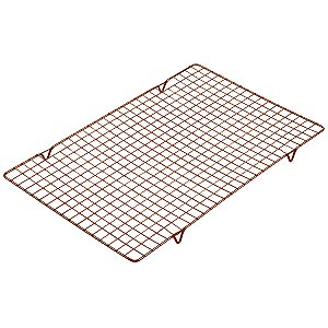 Grade para Resfriamento Retangular Antiaderente Terracota 40 cm