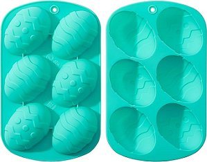 Forma Em Silicone Ovo De Pascoa Grande Antiaderente