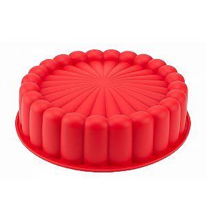 Forma Bolo Torta Charlotte Redonda Antiaderentes Em Silicone