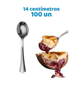 Kit 100 Colheres 14cm Frete Grátis Para Ovo de Páscoa - UDlândia