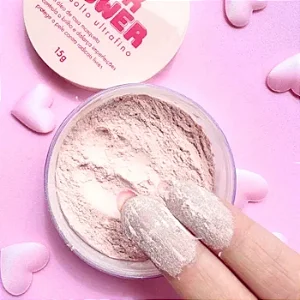 Pó Facial Solto Ultrafino - Pink Power Dapop