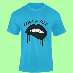 Camiseta Love or Die - Lip