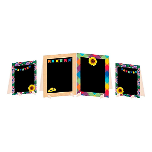 Kit 4 Peças Lousa Decoração Mesa Festa Junina - Arraiá