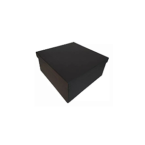 Caixa Rígida De Papel Quadrada para Presente - 20x20x11cm - 1un