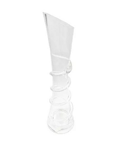 Kit Mini Vaso Tulipa Vidro 19,5cm C/ 2un - Transparente