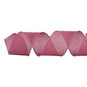 Fita de Natal Rosa Pink Glitter - Rosé