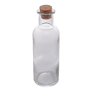 Pote para Mantimentos de Vidro com Tampa de Rolha