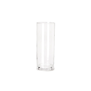 Vaso Cilíndrico Vidro Transparente 29,5cm 1un