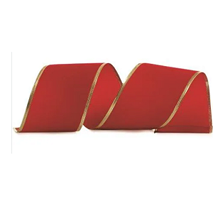 Fita Aramada Veludo Vermelho