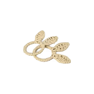 Jogo De Argolas Para Guardanapo Coelho - 4un