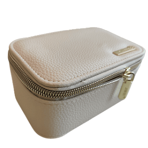 Porta Joias com Zíper 6 Compartimentos Aveludado