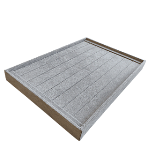 Mostruário Porta Joias Anéis Revestido Veludo 3x35x24cm