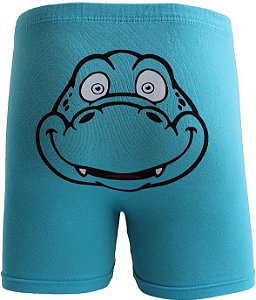 Cueca Boxer Infantil Estampada Cotton Penteado - Elefante