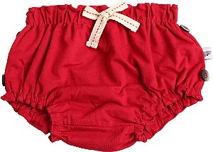 Tapa Fralda Feminino - Vermelho