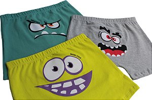 Cueca Boxer Ogrinhos - Combo