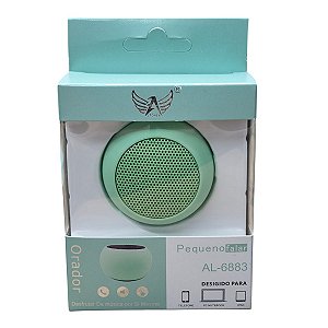 Caixinha de Som Bluetooth - AL 6883 Portátil 3W Cor Verde