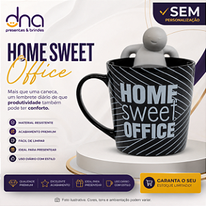 Caneca com Infusor Home Sweet 350ml