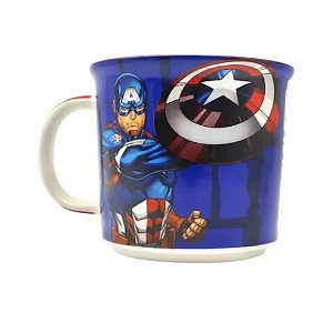 Caneca Cerâmica Capitão América Marvel  350ml